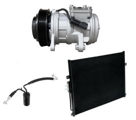 1999 Jeep Grand Cherokee Limited 4.7L Compressor and Condenser Kit (KT CI13A-N)