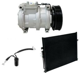 2000 Jeep Grand Cherokee Limited 4.7L Compressor and Condenser Kit (KT CI13A-N)