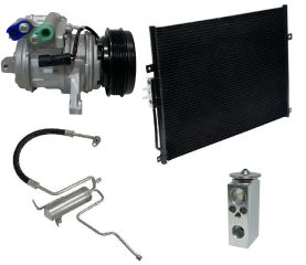 2003 Jeep Grand Cherokee Limited 4.0L Compressor and Condenser Kit (KT CI17A-N)