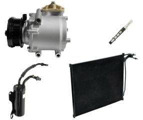 2007 Ford E-150 Base 4.6L Compressor and Condenser Kit (KT CI50A-N)