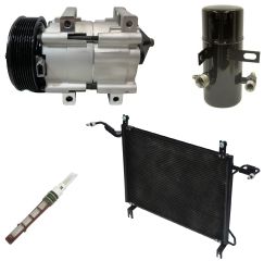 1994 Ford F Super Duty XL 7.5L Compressor and Condenser Kit (KT DA26A-N)