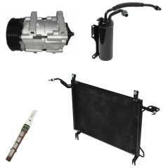 1997 Ford F Super Duty Base 7.5L Compressor and Condenser Kit (KT DA39A)