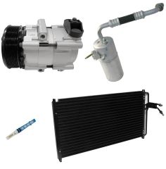 2000 Ford F-150 Base 4.6L Compressor and Condenser Kit (KT DA53A-N)