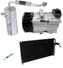 1998 Ford F-150 Base 4.6L Compressor and Condenser Kit (KT DA57B-N)