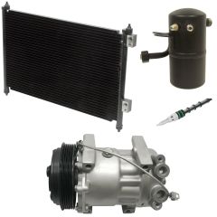 2000 Mazda 626 LX 2.5L Compressor and Condenser Kit (KT DC48A)