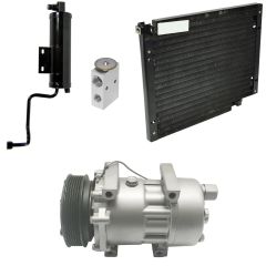 1984 Jeep Wagoneer Limited 2.5L Compressor and Condenser Kit (KT DC64A)