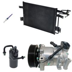 1996 Dodge Dakota Base 5.2L Compressor and Condenser Kit (KT DC75A-N)