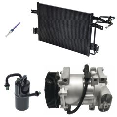 1996 Dodge Dakota Base 5.2L Compressor and Condenser Kit (KT DC75A)