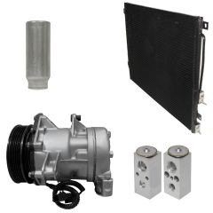 2001 Dodge Durango Base 4.7L Compressor and Condenser Kit (KT DC90A-N)