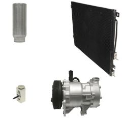 2000 Dodge Durango Base 4.7L Compressor and Condenser Kit (KT DC94A)