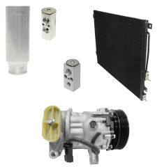 2003 Dodge Durango Sport 4.7L Compressor and Condenser Kit (KT DD02A-N)