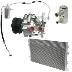 2001 Chrysler Sebring LX 2.4L Compressor and Condenser Kit (KT DD62A)