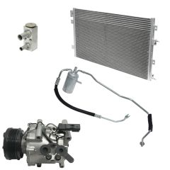 2001 Chrysler Sebring LX 2.7L Compressor and Condenser Kit (KT DD65A)