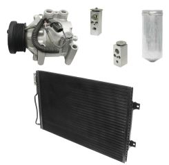 2001 Dodge Ram 1500 Van Base 5.2L Compressor and Condenser Kit (KT DD77A)