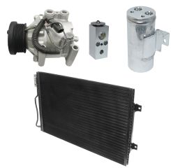2001 Dodge Ram 2500 Van SE 5.2L Compressor and Condenser Kit (KT DD82A)