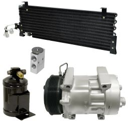 1993 Jeep Cherokee Country 4.0L Compressor and Condenser Kit (KT DF31B-N)