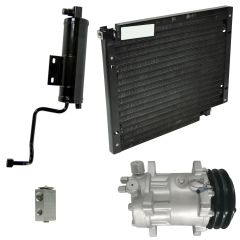1984 Jeep Cherokee Base 2.5L Compressor and Condenser Kit (KT DF51A-N)