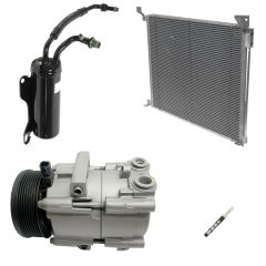 2010 Ford E-450 Super Duty Base 6.0L Compressor and Condenser Kit (KT DF58A)
