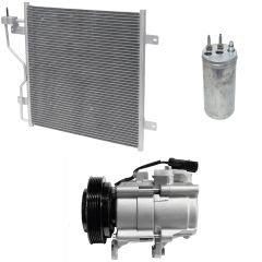 2006 Jeep Liberty Limited 3.7L Compressor and Condenser Kit (KT DF77A-N)