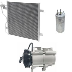 2006 Jeep Liberty Limited 3.7L Compressor and Condenser Kit (KT DF77A)