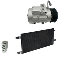 2013 Ford F-250 Super Duty Platinum 6.7L Compressor and Condenser Kit (KT DF79A)