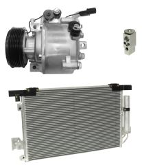 2011 Mitsubishi Lancer GT 2.0L Compressor and Condenser Kit (KT DG22A-N)