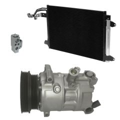 2012 Volkswagen Golf Base 2.5L Compressor and Condenser Kit (KT DG24A)