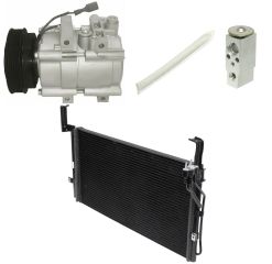 2004 Hyundai Santa Fe GLS 2.7L Compressor and Condenser Kit (KT DG31A)