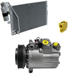 2004 Saab 9-5 Arc 2.3L Compressor and Condenser Kit (KT DG35A)