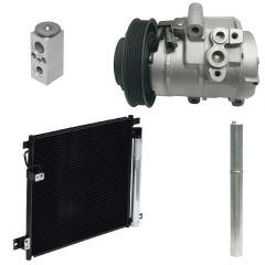 2007 Hummer H3 Base 3.7L Compressor and Condenser Kit (KT DG98A)