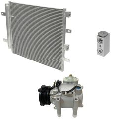 2003 Jaguar S-Type Base 3.0L Compressor and Condenser Kit (KT DH01A-N)