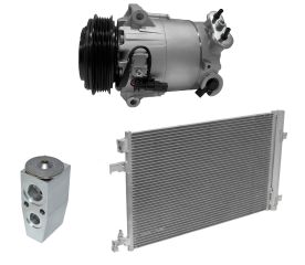 2013 Chevrolet Malibu LS 2.5L Compressor and Condenser Kit (KT DH18A-N)