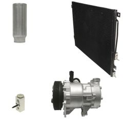2000 Dodge Durango Base 4.7L Compressor and Condenser Kit (KT DH23A)