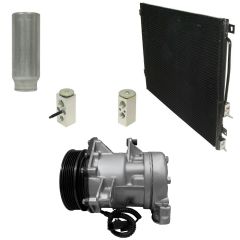 2001 Dodge Durango Base 4.7L Compressor and Condenser Kit (KT DH24A-N)
