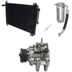 2003 Chevrolet Trailblazer Base 4.2L Compressor and Condenser Kit (KT DH49A)