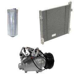 1999 Honda Civic GX 1.6L Compressor and Condenser Kit (KT DH58A-N)