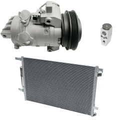 2017 Ford Mustang V6 3.7L Compressor and Condenser Kit (KT DH65A)