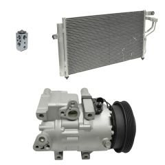 2009 Hyundai Accent GS 1.6L Compressor and Condenser Kit (KT DI21A)