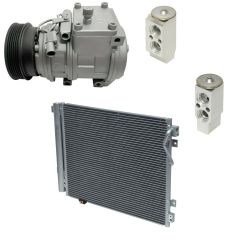 2010 Kia Borrego LX 3.8L Compressor and Condenser Kit (KT DI43A)