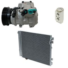 2010 Kia Borrego LX 3.8L Compressor and Condenser Kit (KT DI44A-N)