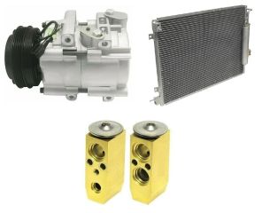 2003 Kia Sorento LX 3.5L Compressor and Condenser Kit (KT DI60B-N)