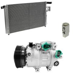 2009 Hyundai Santa Fe GLS 2.7L Compressor and Condenser Kit (KT DI66A-N)