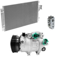 2010 Hyundai Santa Fe GL 3.5L Compressor and Condenser Kit (KT DI67A-N)