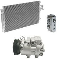 2010 Hyundai Santa Fe GL 3.5L Compressor and Condenser Kit (KT DI67A)