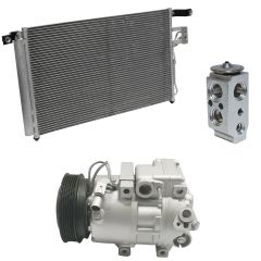 2009 Hyundai Santa Fe GL 2.7L Compressor and Condenser Kit (KT DI67B)