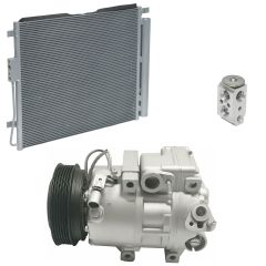 2017 Hyundai Santa Fe Sport Limited 2.0L Compressor and Condenser Kit (KT DI70A)