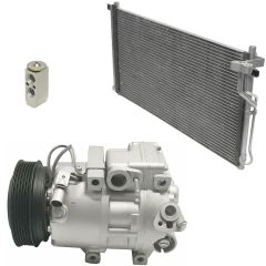 2009 Hyundai Sonata GL 3.3L Compressor and Condenser Kit (KT DI72A-N)