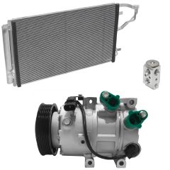 2011 Hyundai Sonata GLS 2.4L Compressor and Condenser Kit (KT DI73A-N)