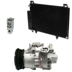 2005 Scion xA Base 1.5L Compressor and Condenser Kit (KT DI81A)