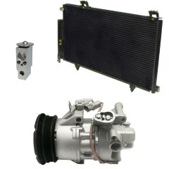 2005 Scion xA Base 1.5L Compressor and Condenser Kit (KT DI81B)